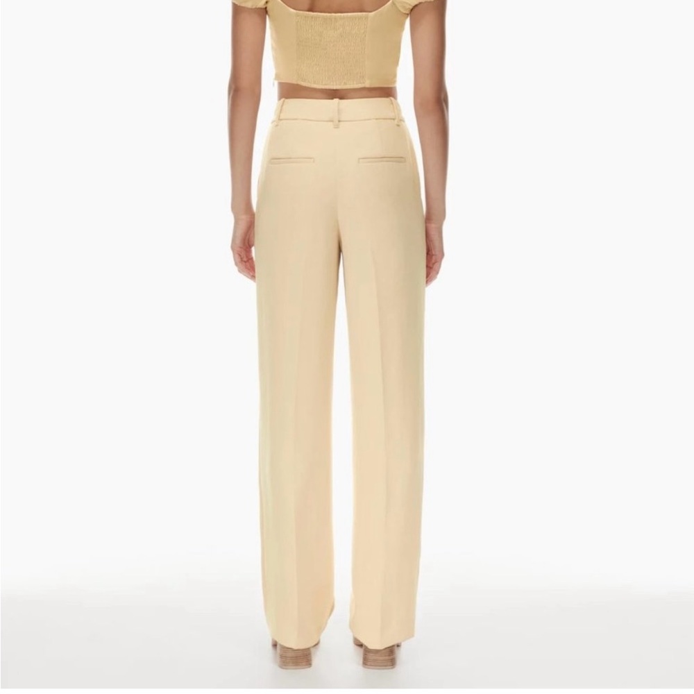 Aritzia Effortless Pants Size 10 Flax Beige NEW